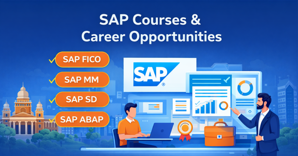 SAP courses in Bangalore with placement support SAP courses in Bangalore including SAP FICO, SAP MM, SAP SD and SAP ABAP with placement support