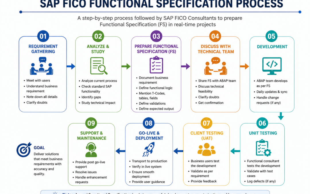 SAP FICO Functional Specification Real-Time Process