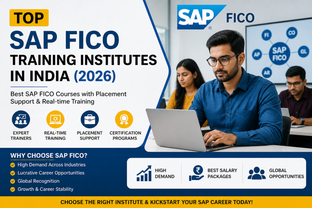 SAP FICO training institutes India with placement and real-time training